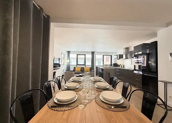 公寓 Matabiau - Centre-ville - T3 Moderne - Parking *